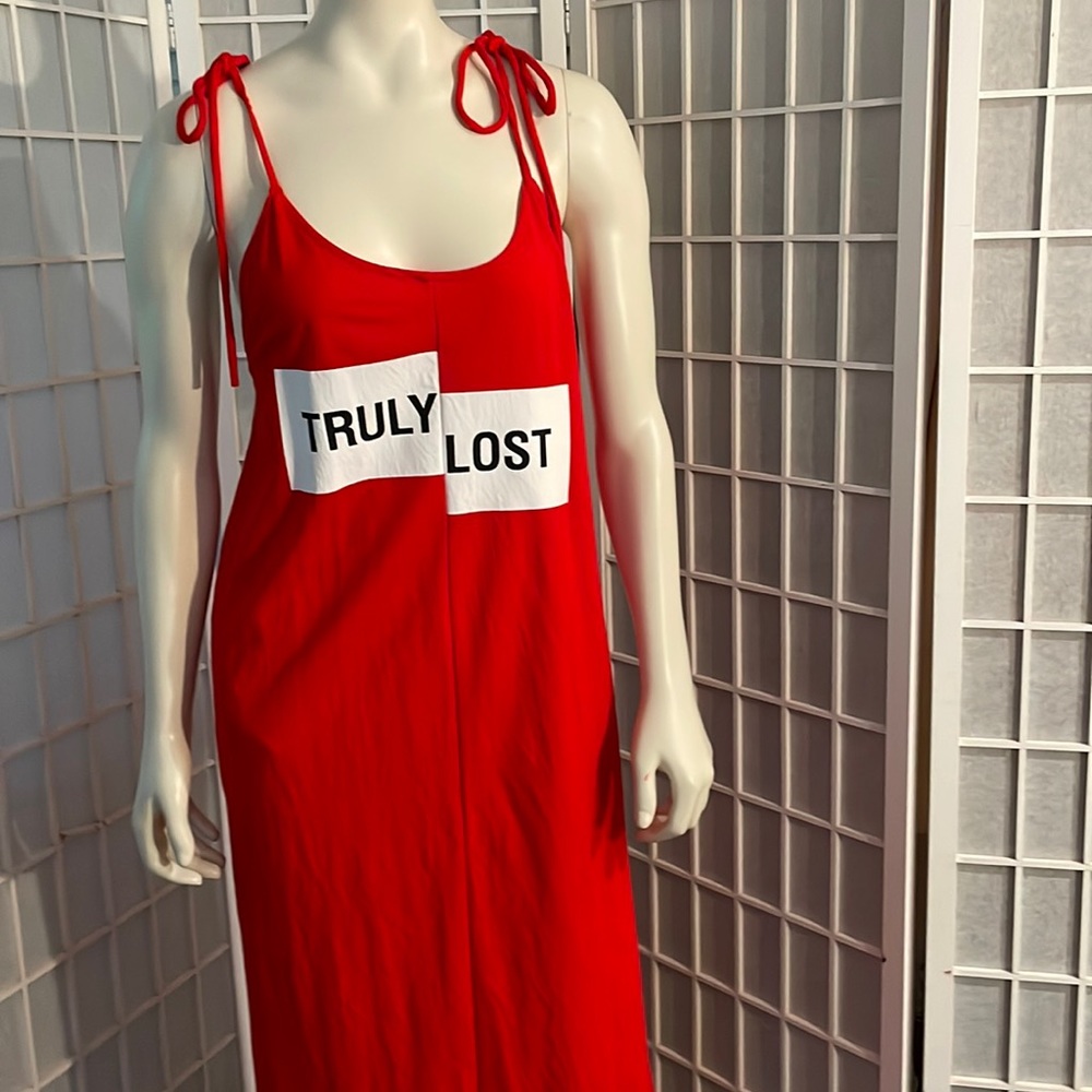 Are You Lost? T-Shirt Dress Sz M